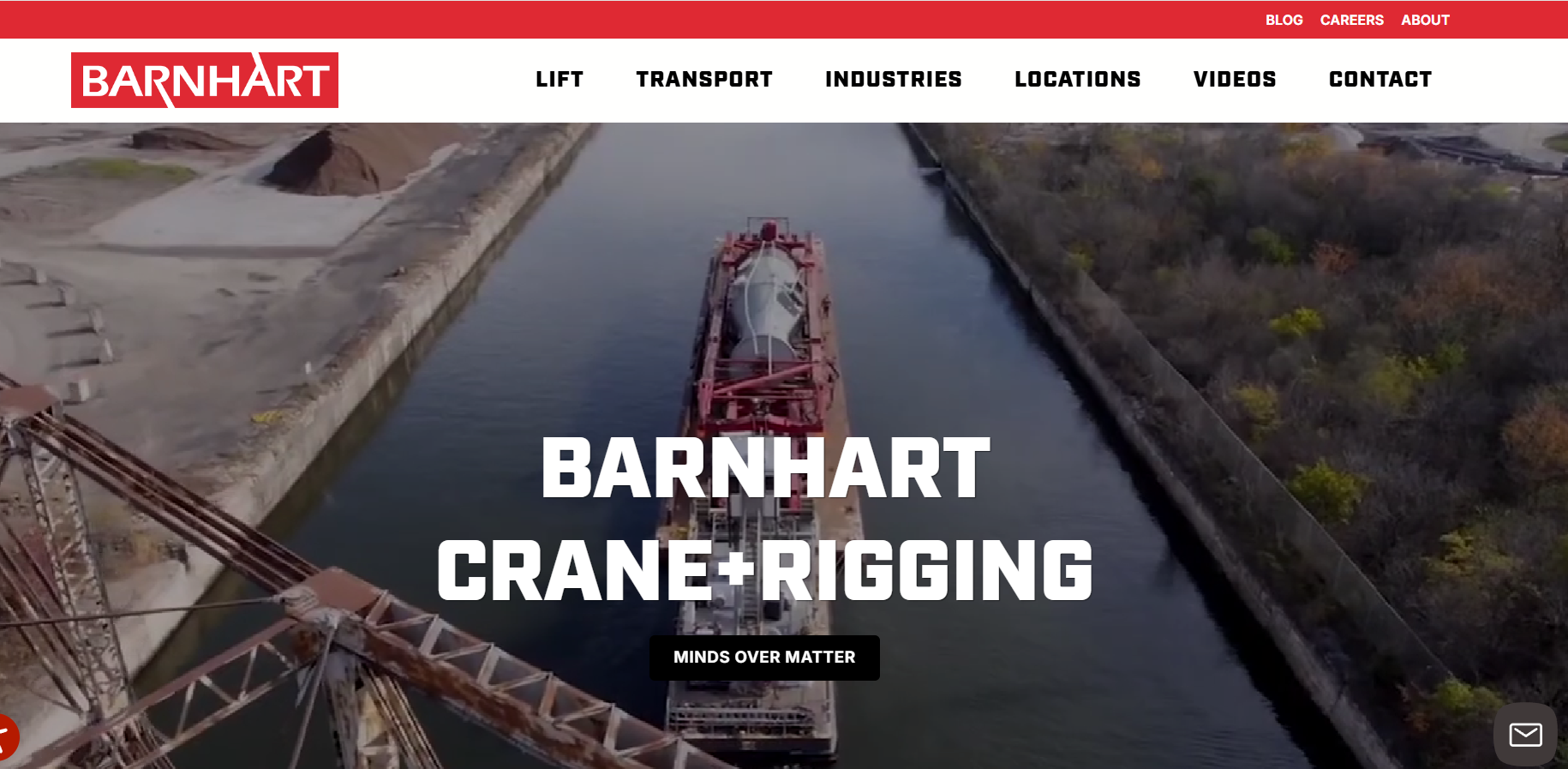 Barnhart Crane & Rigging Dashboard