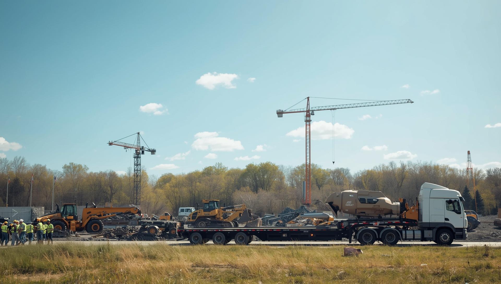 Heavy equipment transport companies